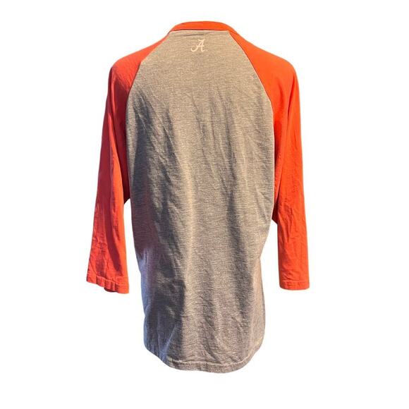 Tuskwear University of Alabama Baseball Style Shirt. Gray/Coral Men's Size Large - Picture 2 of 8